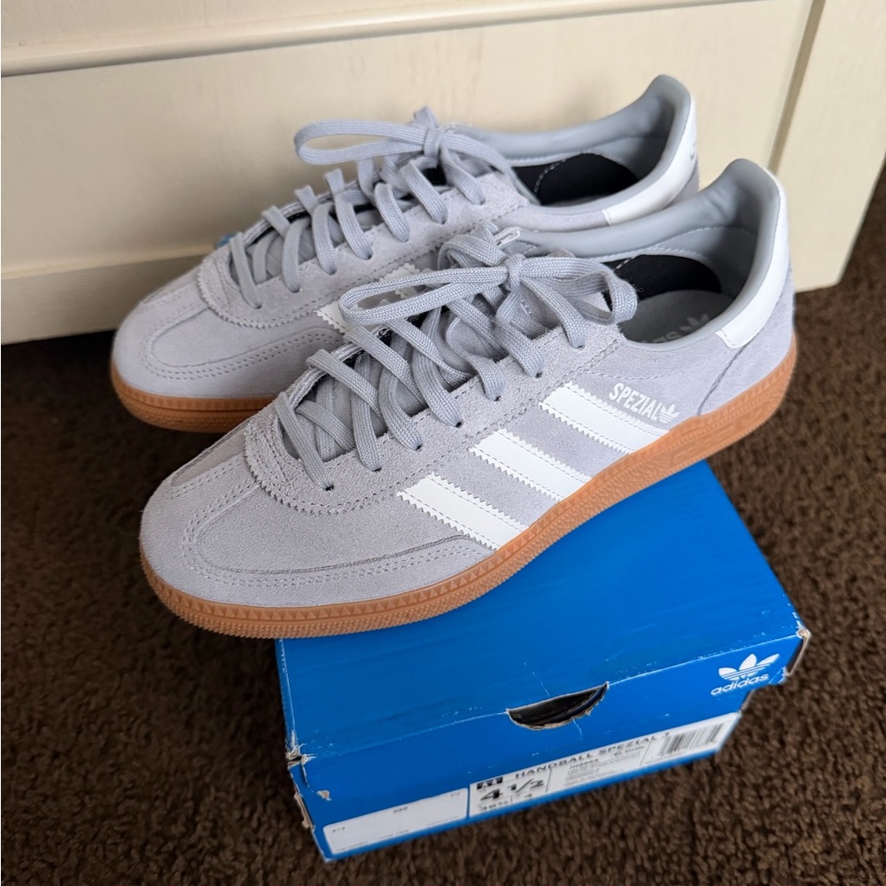 Adidas Light Gray Handball Spezial Sneakers